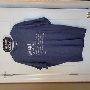 Gildan Graphic T-shirt XL Blue Short Sleeve Friends UNAGI Definition